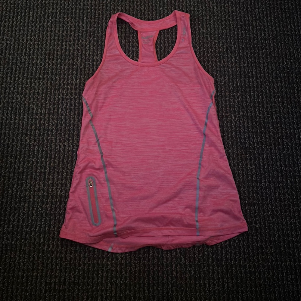 Pink workout top